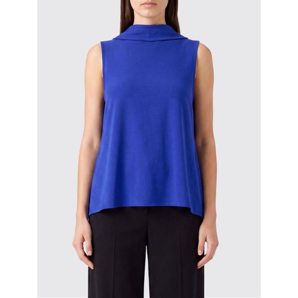 Viscose Top With Panel Alberta Ferretti